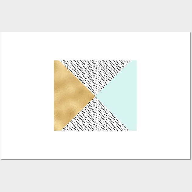 Golden mint solitude Wall Art by RoseAesthetic